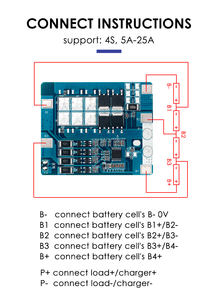 Module de circuit de protection du système de gestion de batterie tdt-8181 4s 10a bms pour vélo électrique - Product Image 4