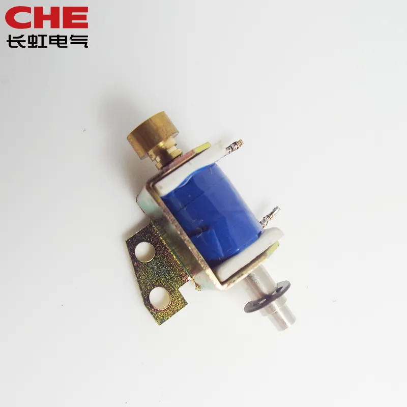 E1-0416 Sroke 5 Mét 6V 12V 24V DC Solenoid Push Pull CHEO1 Loạt Khung Nam Châm Điện