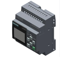 Módulo Lógico Siemens 6ED1052-1MD08-0BA2 LOGO, Controlador PLC, 8DI, 4 Salidas de Relé, 12VDC/24VDC, Carga de 10A, Instalación en Riel DIN de 35 mm