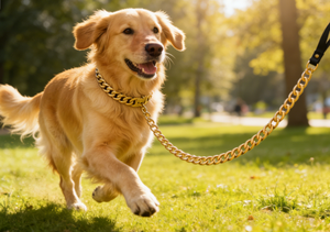 Wunderbares Luxus-Hundehalsband aus Edelstahl für den Außenbereich mit Öko-Nieten-Design - Product Image 4