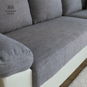 Canapé <span class=keywords><strong>convertible</strong></span> sur mesure pour <span class=keywords><strong>salon</strong></span>, canapé d'<span class=keywords><strong>angle</strong></span>, canapé d'<span class=keywords><strong>angle</strong></span> et ensemble de 2 poufs doubles, canapé en forme de U - Product Image 6