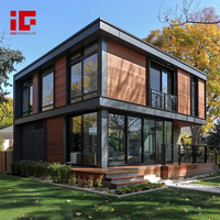 Villa Préfabriquée à Structure en Acier Léger avec Design Modulaire de Luxe pour Résidences Côtières, Complexes Hôteliers et Maison Conteneur Modulaire