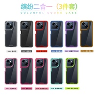 Coque de protection 360 antichoc 3-en-1 transparente pour téléphones mobiles Tecno Spark 20 40 Pro Plus Camon 40 Pro