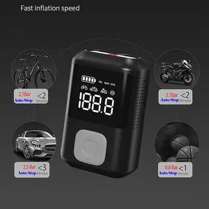 Portable Air Compressor Usb Charging Handheld Battery Car Auto Cordless Tyre Tire Rechargeable Air Pump Tire Inflator