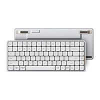 OEM ODM Flow84 Low Profile Mechanical Keyboard 75 Percent Rechargeable Wireless Keyboard with Bluetooth and Wired Connection