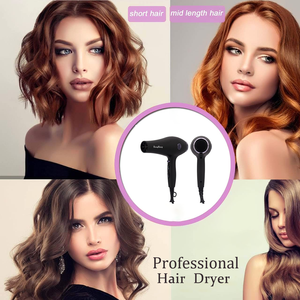 2500W 튜브 신상품 전문 헤어 드라이어 고출력 AC 모터 헤어 블로우 건조기 개인 브랜드 브러시리스 모터 - Product Image 6