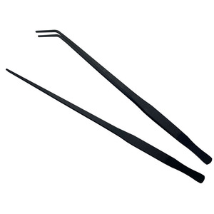 Pinzas extendidas de acero inoxidable, pinzas grandes, pinzas largas dentadas y gruesas, para acuarios, peceras y animales acuáticos - Product Image 5