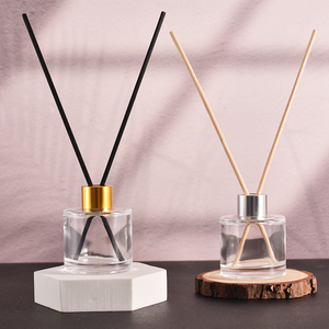 Etiqueta de logotipo personalizado de lujo florero botella difusora de caña con tapa botella de aromaterapia reciclable para Hotel hogar habitación Baño - Product Image 4