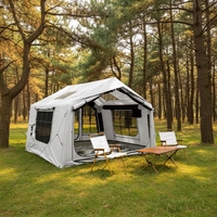 Tente de luxe Oxford imperméable quatre saisons, double couche, gonflable, une chambre, ouverture automatique rapide, durable, installation facile