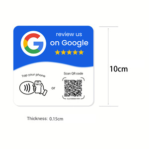 Tarjeta NFC <span class=keywords><strong>de</strong></span> Revisión, Evaluación por Inducción, Código QR Dinámico, <span class=keywords><strong>Google</strong></span> NTAG216, Etiqueta Adhesiva para Mesa, Modelo DLP, Reseñas Independientes para - Product Image 3