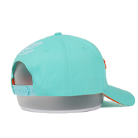 Casquettes de baseball de sport sur mesure, nœuds brodés à la main et logo de broderie en tissu à bord incurvé Casquette de baseball pare-soleil
