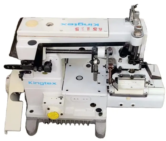 FX4404PMD kingtexs multi-needle double chain stitch machine with direct drive motor 12needle kingtexs 1412P machine with pulley