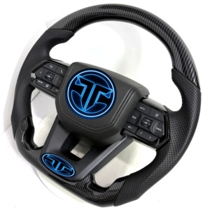 Volante de Cuero para <span class=keywords><strong>Toyota</strong></span> Prado Land Cruiser Camry Corolla <span class=keywords><strong>GR</strong></span> LC300 LC250 LC200 LC105 LC79 LC70 LC76 N70 N80 - Product Image 2