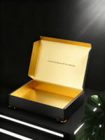 Individuelles Logo Geprägte Glasdose Box mit Schwammfutter aus Recyclingmaterialien Benutzerdefinierte Farbe 2mm Dicke Klebefreie Verpackung