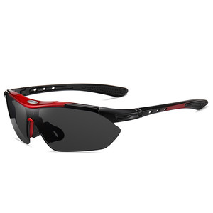 Occhiali da sole bici da viaggio con montatura oversize più grande, rosa da donna, nero da uomo, rosso personalizzato, stile logo OEM, colore del tempo - Product Image 4