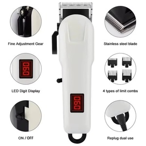 Cortadora de Pelo Profesional Inalámbrica con Batería de Litio Recargable por USB, con Logotipo Personalizado de Fábrica, para el Hogar/Peluquería - Product Image 4