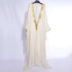 Cheap Price Shafiq Textile Spun Polyester Black Qatar Khaleeji Jubba Muslim Women Arab Thobe Islamic Robe Fabric
