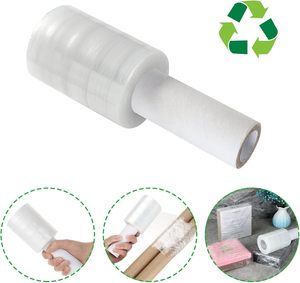 Película estirable con asa, película estirable manual de 80 gauge de resistencia industrial, película retráctil de alta resistencia de 4 pulgadas x 1000 pies - Product Image 2