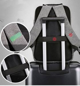 Anti-theft <b>Laptop</b> Backpack with USB 15.6 Inch Oxford Business Backpack <b>Lock</b> Custom Logo Print Carry-On Polyester Lining Unisex - Product Image 3