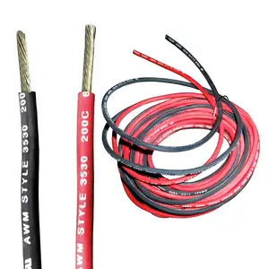 도매 전기 26Awg Ul1332 1333 20awg 22 Ptfe 와이어 멀티 스트랜드 고온 와이어 공급