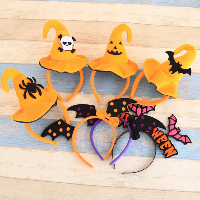 Thiết kế mới dễ thương người lớn trẻ em Halloween bên trang trí bí ngô BAT hat Halloween Headband