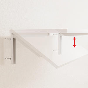 Tavolo pieghevole a parete ripiano galleggiante per scaffali unità di stoccaggio in casa ufficio scaffalature a parete soluzione organizzazione - Product Image 4