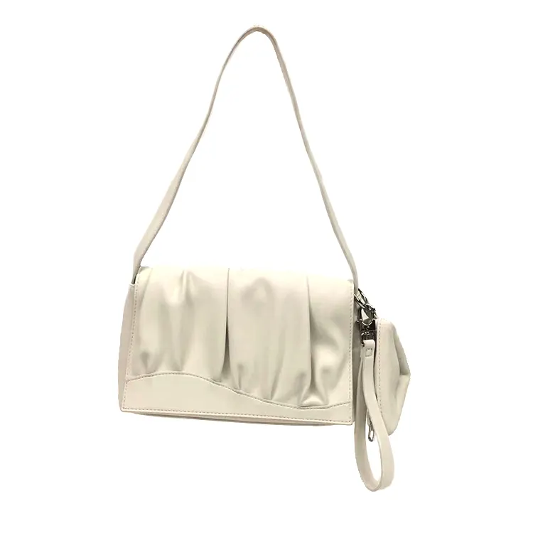 Suppliers Wholesale Fashion Shoulder Bag Custom Logo White Premium Women Handbag Bag Purse