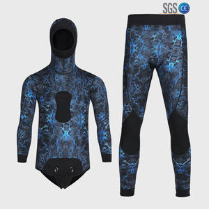 Sbart 1.5mm 3MM due pezzi in <span class=keywords><strong>Neoprene</strong></span> muta con cappuccio uomo donna manica lunga muta per il surf Snorkeling sport acquatici - Product Image 2
