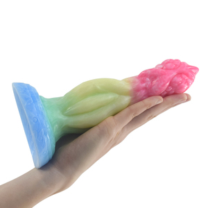 Pene de goma con ventosa, consolador Animal realista, nudo de Lobo, fantasía multicolor, sueños salvajes, xxxl, China - Product Image 3