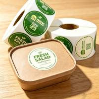 Autocollants en vinyle holographique écologiques et durables, résistants aux UV, aux huiles et à l'eau, de qualité alimentaire, personnalisables