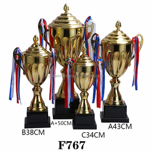 थोक कस्टम पदक और ट्राफियां सस्ती कस्टम फुटबॉल ट्रॉफी पुरस्कार गोल्ड सिल्वर प्लेटेड बैडमिंटन ट्रॉफी कप - Product Image 5