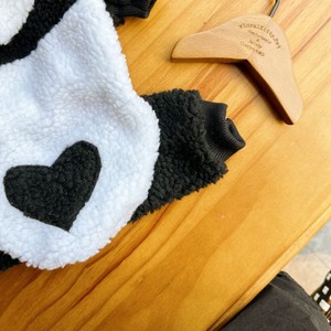 Calzoncillos Tipo Bóxer de Lana de Cordero Little Panda, Blancos, con Lindo Estampado de Animales, Ropa de Invierno y Otoño para Perros y Gatos Pequeños y Medianos - Product Image 1