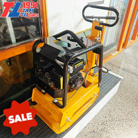 Usine 6.5hp essence plaque inviolable compacteur 6.5hp sol vibrant route compacteur plaque compacteur