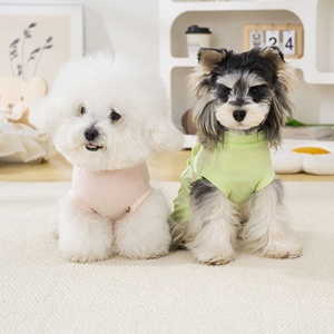 Chaleco sin mangas para perro de poliéster de seda helada, ecológico, transpirable y refrescante para verano, con aplique de oso 3D, bolsillo con broche y anilla en D - Product Image 6