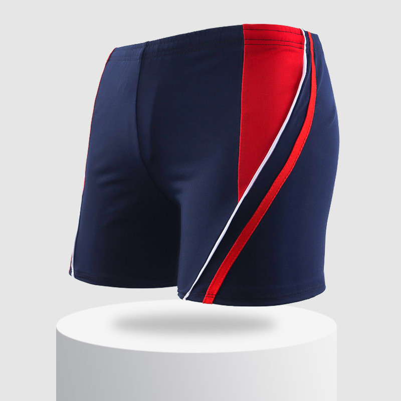 Blue background with red