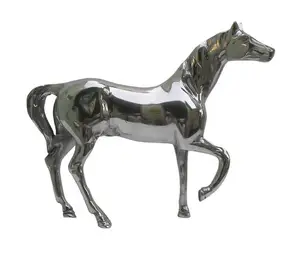 Escultura de aluminio de caballo de pie, nuevo diseño de la India