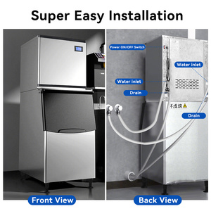 Máy làm đá viên lớn 450kg/24h Máy Làm Đá thương mại cho nhà bếp kinh doanh nhà hàng thiết bị làm lạnh - Product Image 5