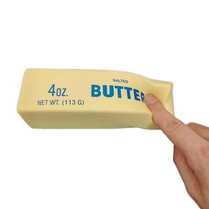 Jouet anti-stress en mousse PU souple en forme de bloc de beurre, à rebond lent, pour le bureau - Product Image 4