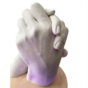 Kit d'<span class=keywords><strong>empreinte</strong></span> à <span class=keywords><strong>main</strong></span> et pochoir 3D, ensemble de moulage pour les mains, aligin et plâtre de paris, offre spéciale - Product Image 3