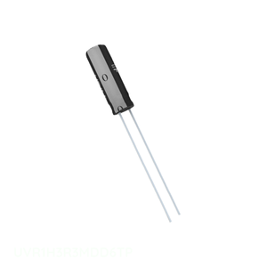 Distribuidor Autorizado UVR1H3R3MDD6TP Condensador de Aluminio de 3.3uF 20% 50V RADIAL TH 3.3 uF - Product Image 1