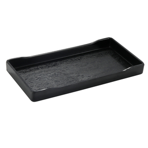 Melamin Serviert ablett Kunststoff Flach platte Rechteckiger Grill Barbecue Dish Steak Teller - Product Image 1
