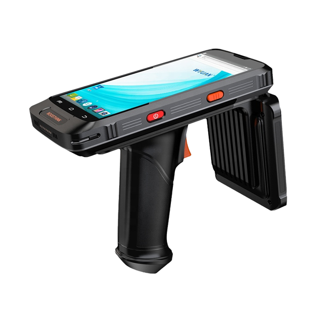 High Performance 5.5-Inch Handheld PDA RFID Reader C6100 NFC/Barcode Scanner Mobile Terminal for Warehouse Logistics Plastic