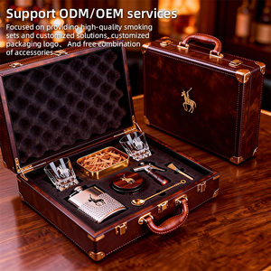 Ensemble de fumage au <span class=keywords><strong>whisky</strong></span> en cuir sur le thème du <span class=keywords><strong>polo</strong></span> |   Kit de fumoir à <span class=keywords><strong>whisky</strong></span> haut de gamme pour bar et cadeau - Product Image 3