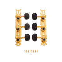 CL-02MW clés scellées chromées tête de machine en métal chevilles de réglage de guitare pour guitare classique Instruments de musique et accessoires