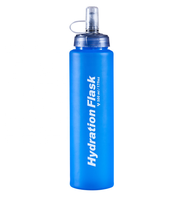 Bouteilles d'eau pliantes souples en TPU flacon pliable sans BPA pour sac d'hydratation pour la course à pied randonnée cyclisme Camping escalade