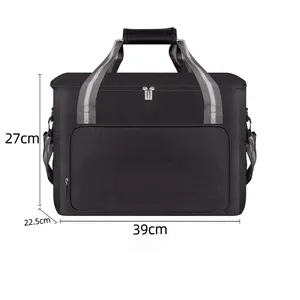 Large Size Cooler Bag Collapsible Insulated Lunch Bags Tote Bag Picnic Working Office For Adult Luxury Customized Logo