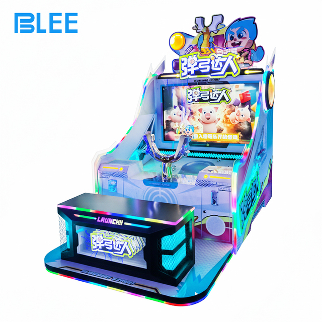 BLEE Hot Sell Coin Operated Arcade Games Machines Bullseye Master Slingshot Shooting Simulator for Digital Experience Center