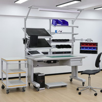 Mesa de Trabajo Eléctrica Elevadora DETALL ESD con Opciones de Fabricación Personalizada OEM ODM para Ensamblaje de PCB