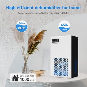 Deshumidificador Silencioso de 95 Oz con Apagado Automático y Luz Ambiental para Casa, RV, Dormitorio, Sala de Estar - Product Image 2