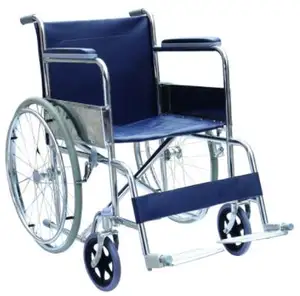 Toptan dayanıklı hafif katlanabilir tekerlekli sandalye manuel tekerlekli sandalye yaşlı